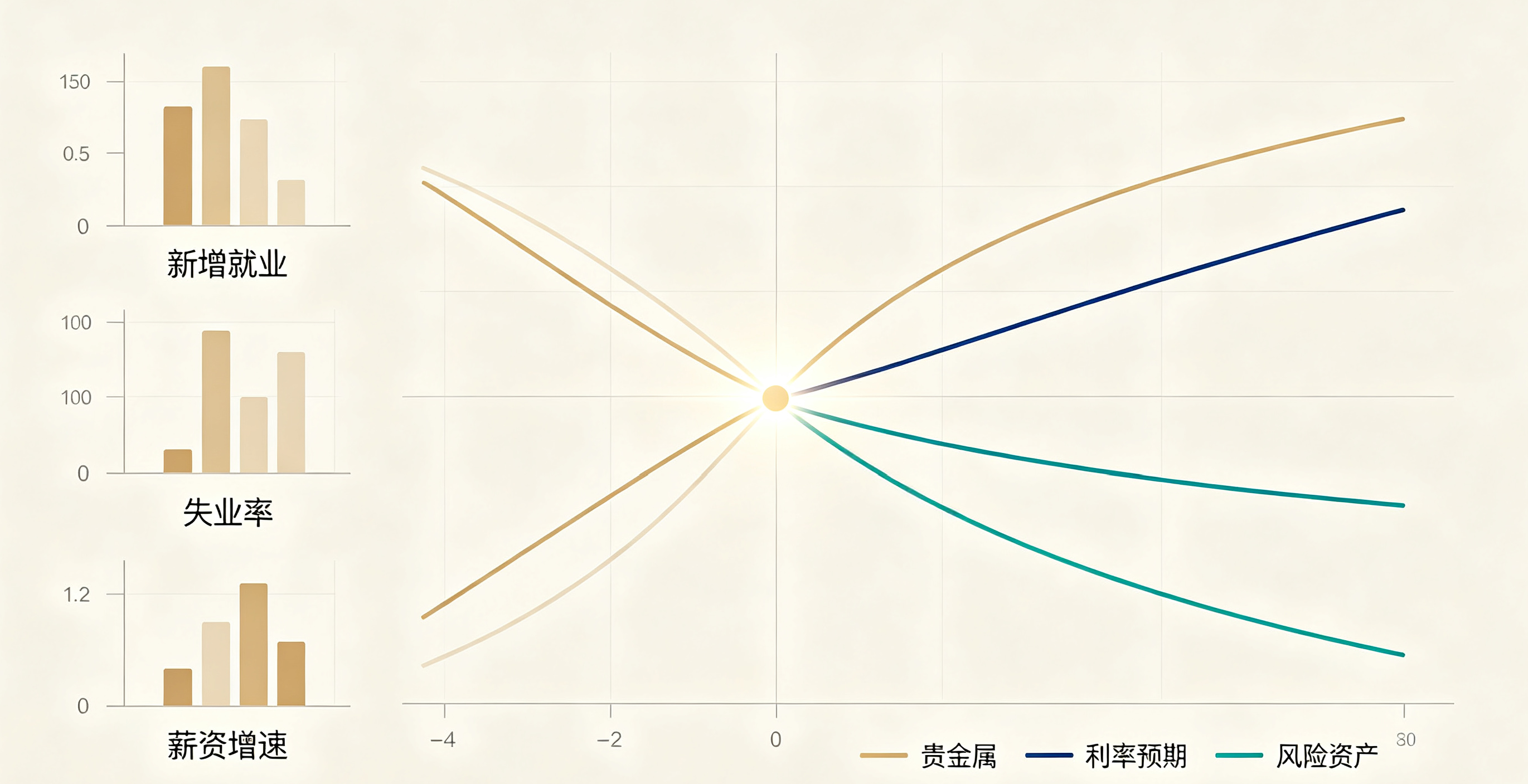 非农数据解读：就业冷暖，牵动全球资产定价示意图
